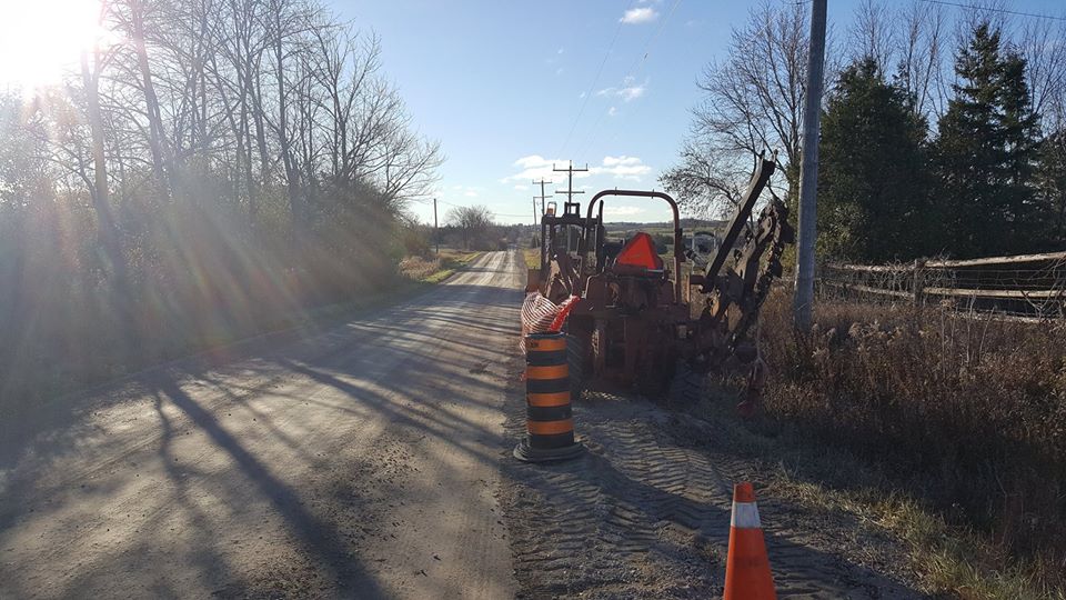 Concession 9 - Sideroad 18 Fibre Internet Installation By Ruralwave