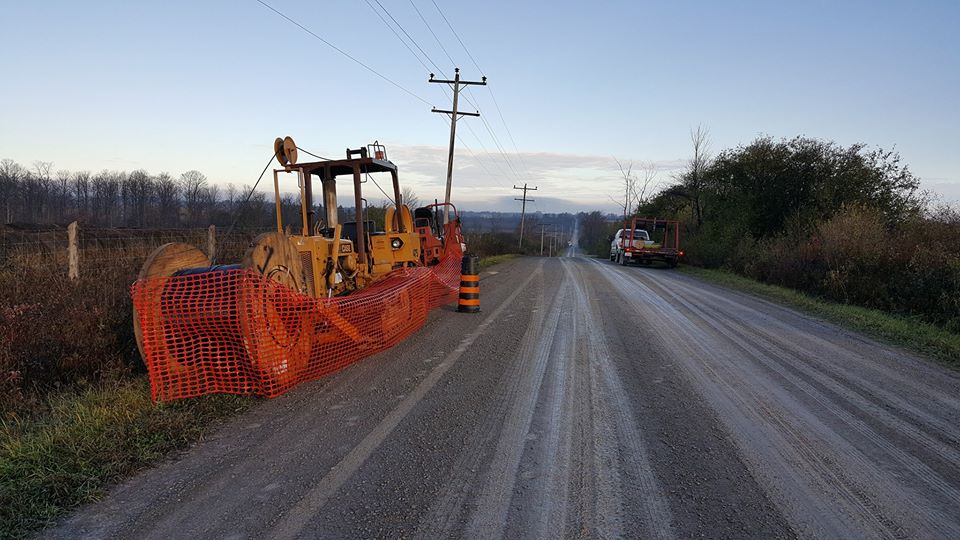 Brock Township High Speed Fibre Internet Installation By Ruralwave in October 2016